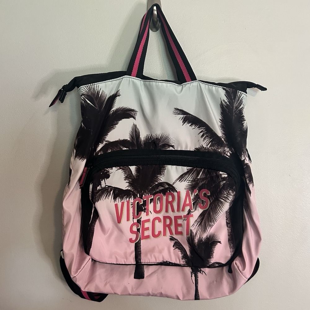 Victorias Secret Backpack Bagโ Tote Beach Palm Trees Tease Dreamer